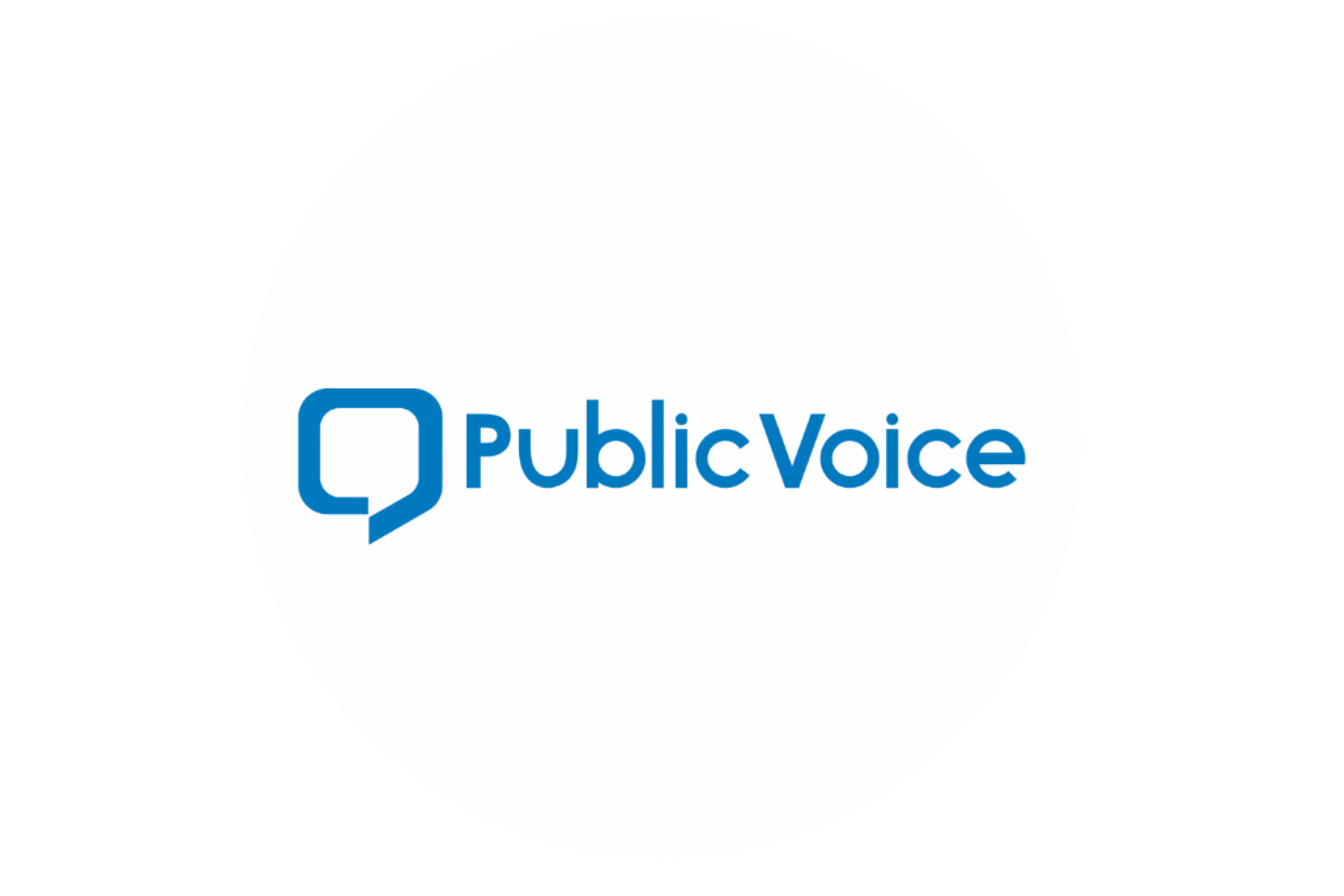 Public Voice - Website partner logo.